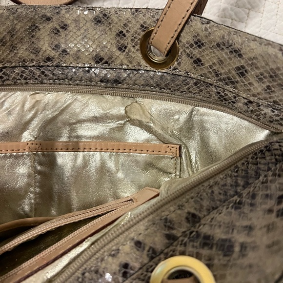 Michael Kors Jet Set Python Bag - Picture 6 of 10